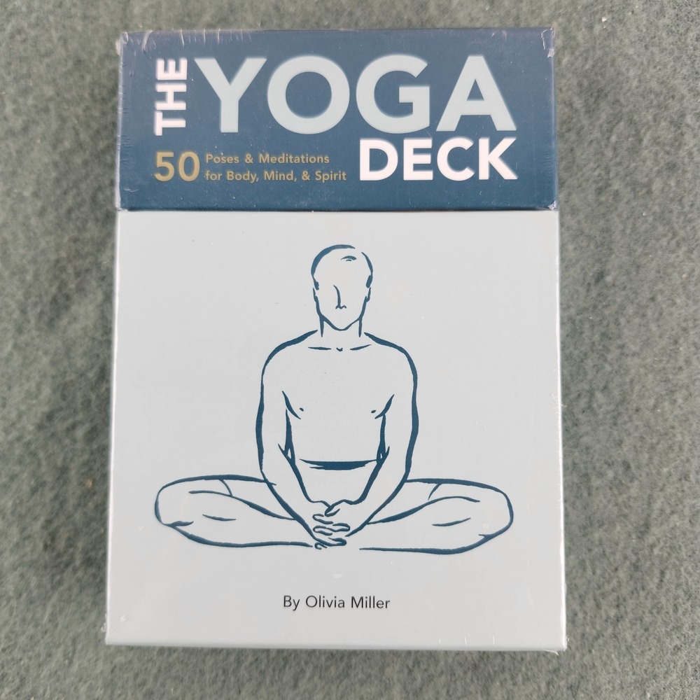 The Yoga Deck : 50 Poses and Meditations for Body Mind & Spirit by Miller New